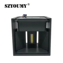 SZYOUMY 7 Вт 12 Вт светодиодный настенный светильник, открытый водонепроницаемый современный скандинавский стиль, домашние настенные лампы, гостиная, крыльцо, точечный светильник, AC90-265V