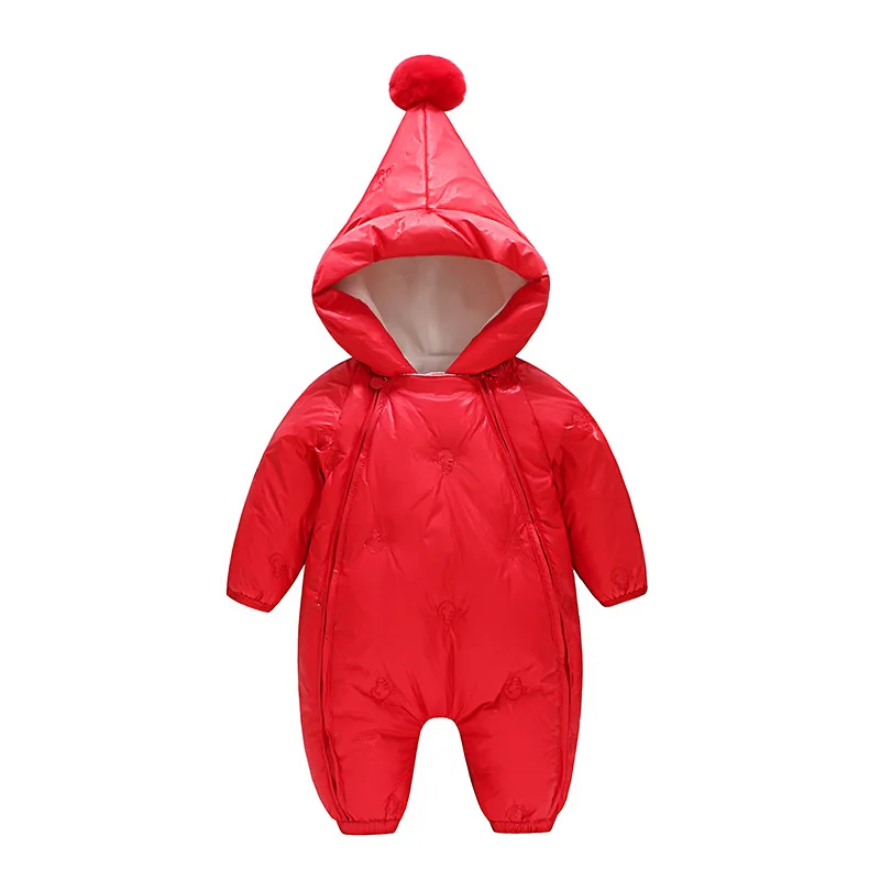 

Children's Down Jacket 2018 Winter New Baby Hoodie Down Clothing Piglet Children Down Jacket Baby Girl Winter Clothes Romper