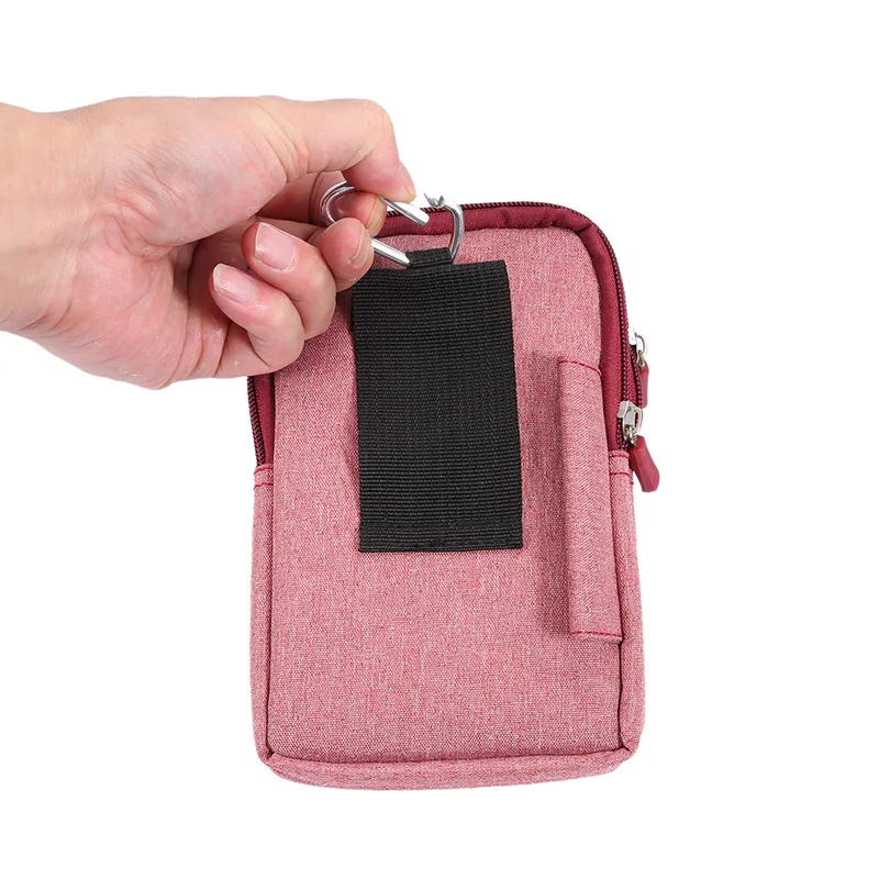 Case Cover Redmi 3s S2 3 6A 6 Pro 5 Plus 4X 4A 5A Note 5 Pro For Xiaomi Mi 8 Mi8 6.21 inch Outdoor 2 Pockets Universal Phone Pouch Bag (6)