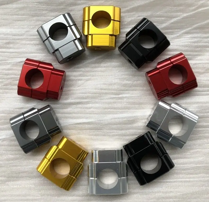 

Motorcycle Bike CNC Aluminum 1 1/8" 28mm Handlebar Handle Bar Mounts Clamps Holder Risers Adaptor For Honda Kawasaki Suzuki