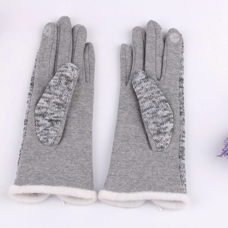1 пара бренд Высокое качество для женщин зимняя шерсть перчатки рукавицы из кашемира Прихватки для мангала Элегантный Теплый плюш лук