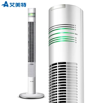 

Wind Curve Fan with Built-in Aromatherapy Box Timed Whole-room Tower Fan Remote Control Quite set Air Cooler White