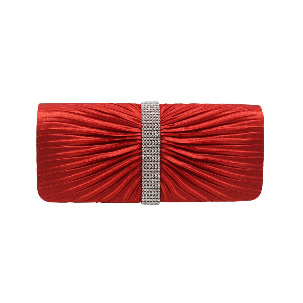 

xiniu Women Satin Rhinestone Evening Clutch Bag Ladies Day Clutches Purses Chain Handbags Bridal Wedding Party bolsa feminina#4