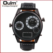 2016 Men Watch Brand Oulm HP3581 High Quality Quartz Watch Men Watch Top Brand Luxury Wristwatch For Women Buckle Fashion Casual