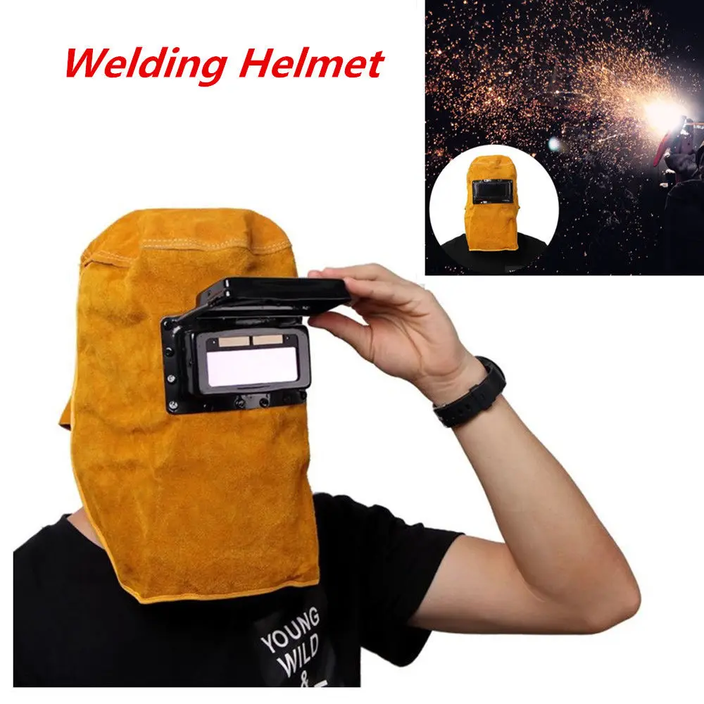 Солнечный автоматический сварочный шлем Сварочная маска на голову аргоновая дуговая сварочная крышка сварочный защитный шлем плоский флип полуспиральный