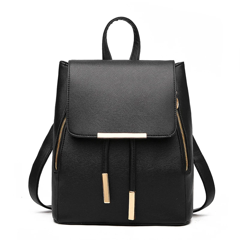 

Fashion Women Backpack High Quality PU Leather Backpacks For Teenage Girls School Bags Preppy style Mochila