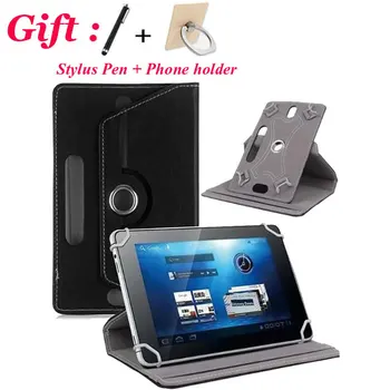

360 Degree Rotating Case for Alcatel ONETOUCH A3 10" 4G 10.1 inch Tablet Universal Cover Case WITH CAMERA HOLE + Gift