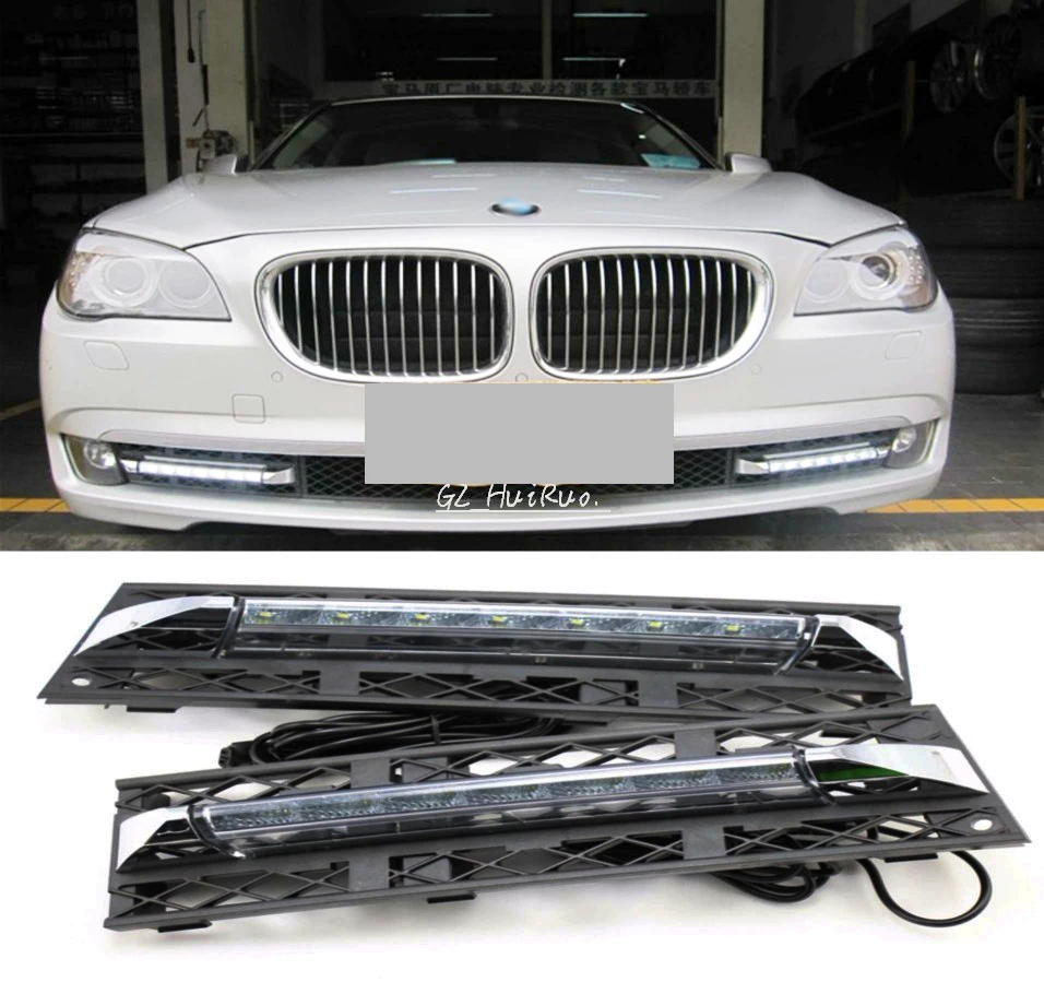 

2pcs White Daytime Running Lights DRL LED Fog Lamp for BMW 7 Series F01 F02 730i/740i/750i/760i 2009-2012