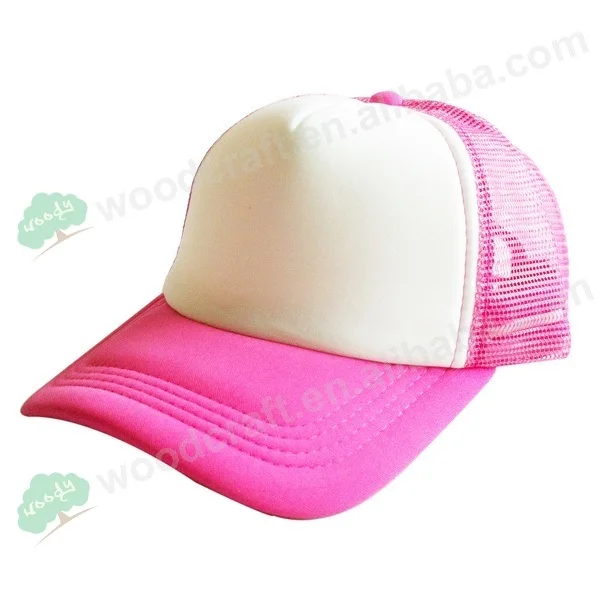 Унисекс Повседневное плотная Шляпа Сплошной Бейсбол Кепки чистая дружище сетки пустой козырек шляпа Регулируемый для женщина мужчина - Цвет: hot pink