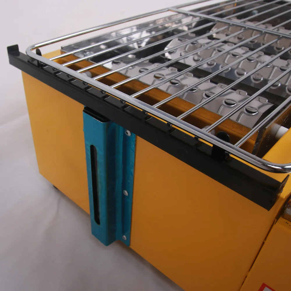 GZZT Gas BBQ Grill Infrared Grill Smokeless LPG Barbecue Grill Kitchen Tools For Outdoor Home Picnic Glass/Steel Shiled Yellow