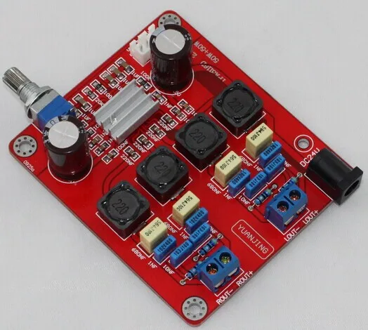 Плата усилителя канала класса D 2 0 DC18 24V 2A TPA3116 (50 Вт + 50 Вт)|amplifier board|channel amplifier2.0 amplifier