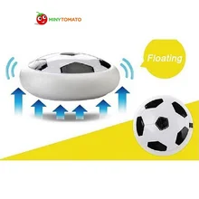 Смешная воздушная Мощность Футбольный диск мульти-поверхность парящая и скользящая игрушка Крытый Мягкий пеноплавающий светодиодный мерцающий свет футбольная игрушка