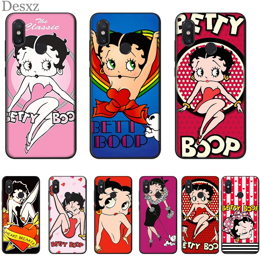 Desxz Silicone Mobile Phone Case For Xiaomi Redmi GO 7 S2 4A 4X 5 5A Plus 6 6A Pro Cover Betty Doll Bag Shell | Мобильные телефоны