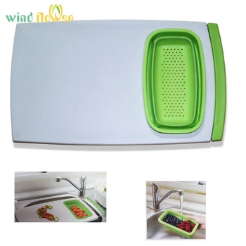 

Wind flower Multifunctional Chopping Board Thickening Plastic Cutting Board Safe Cutting Boards Kitchen Tools