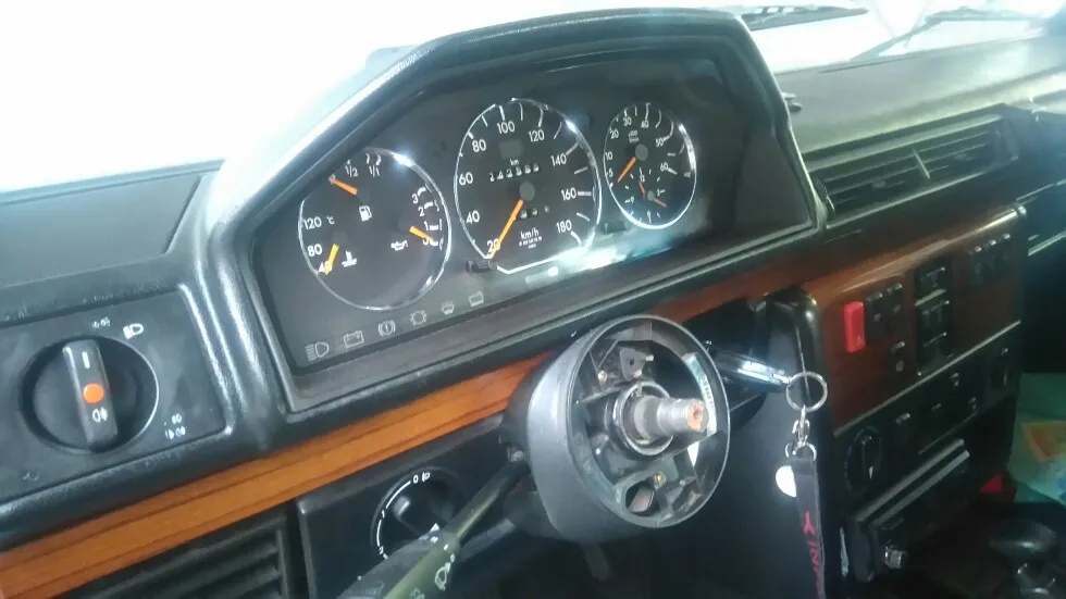 Хромированный набор колец для приборной панели Mercedes Benz E Class W124|for mercedes benz|gauge
