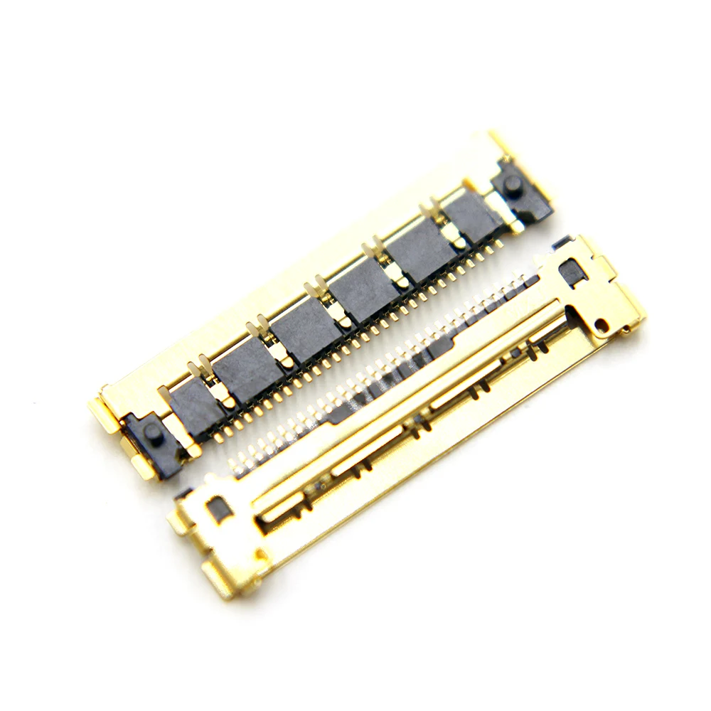 

10pcs/lot Brand New 30 pins Golden LCD LED LVDS Cable Connector For Macbook Air A1370 A1369 A1465 A1466