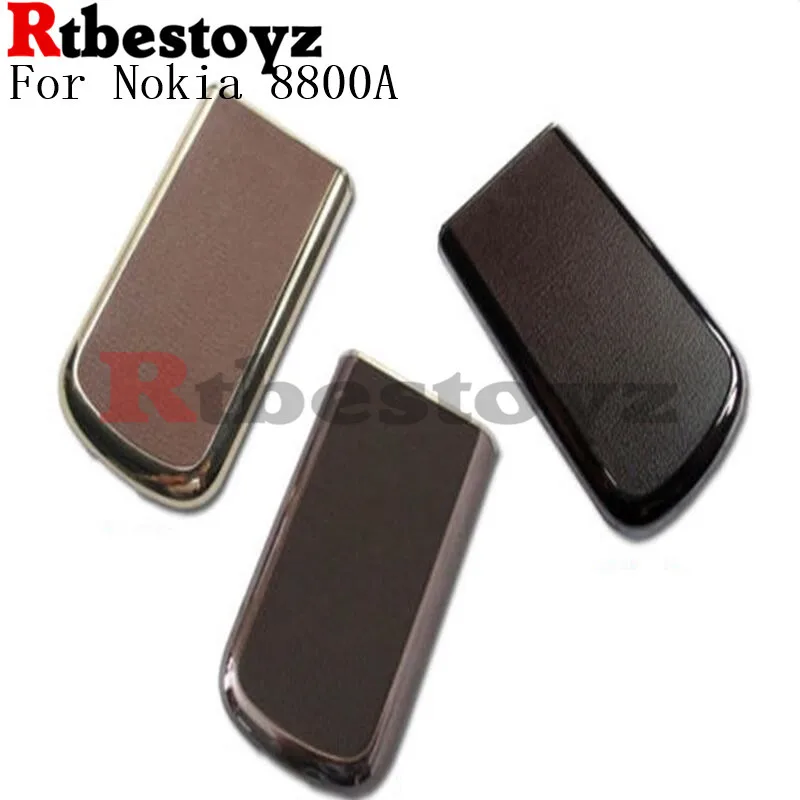 

RTBESTOYZ Leather Battery door back cover For Nokia 8800A 8800E 8800SA 8800 Arte Sapphire Battery Door Back Cover Housing