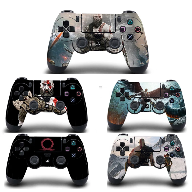 Пара контроллера кожи Полное покрытие наклейка для Playstation 4 Dualshock 4 геймпад виниловые наклейки Play станция 4 игры God Of War