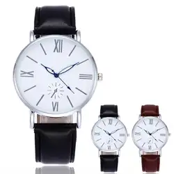Новый Для женщин Для мужчин любителей смотреть моды Повседневное кожаный ремешок кварцевые наручные часы P30 jul13