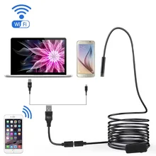Sans fil HD 720 P Mini Caméra Caméscope Étanche WIFI Caméra Flexible Ligne D’inspection Endoscope Pour iPhone Android Fenêtre