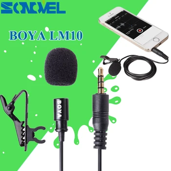 

BOYA BY-LM10 Smartphone Omnidirectional Lavalier Microphone for iPhone 7 6 6s 5 Sumsang GALAXY Android Phone Broadcast Recording