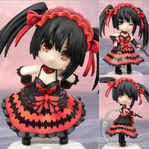 New Japanese Anime Action figure Date A Live Nightmare Tokisaki Kurumi Q Ver 10cm model