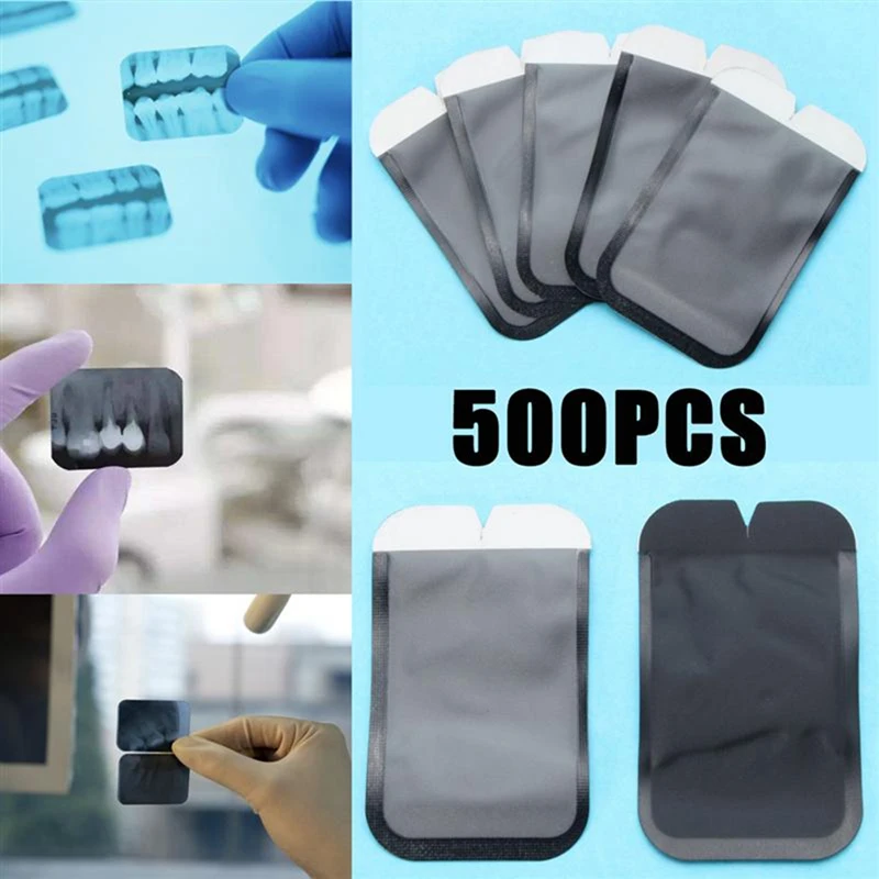 500/1500 шт. 33x44 мм конверты для стоматологических барьеров одноразовый защитный чехол Сумки для фосфористая пластина зубные цифровой Рэй развертки X Размеры 2