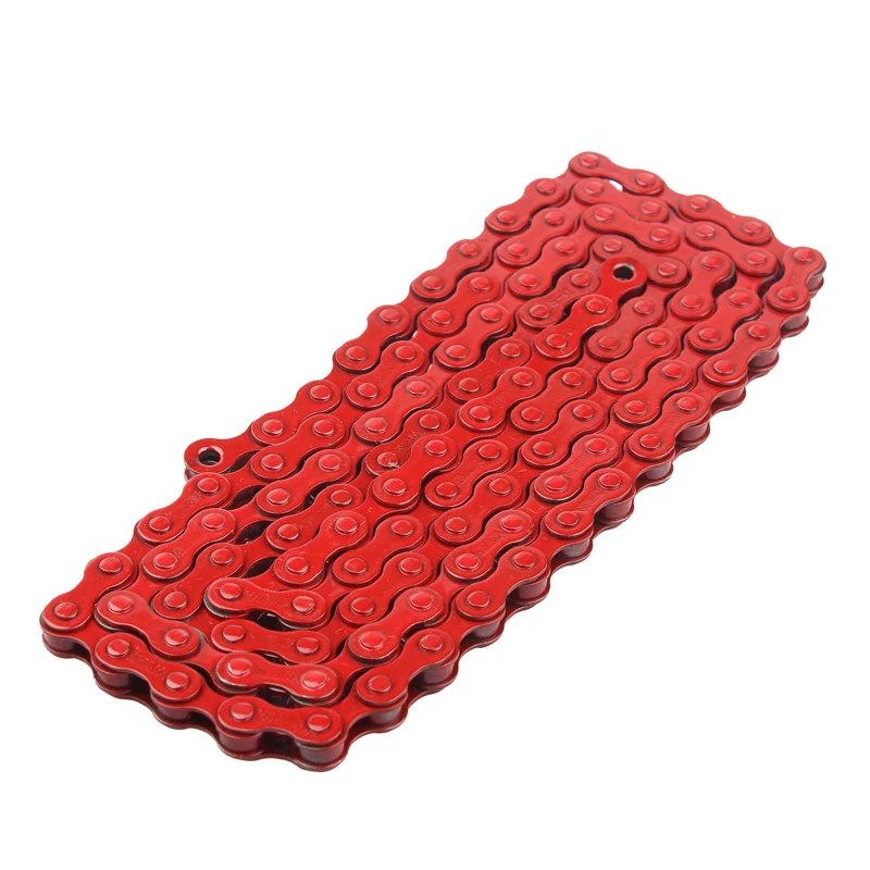 colored bicycle chain