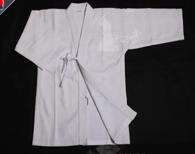Японская футболка Кендо кимоно хлопок Самурай - Цвет: white