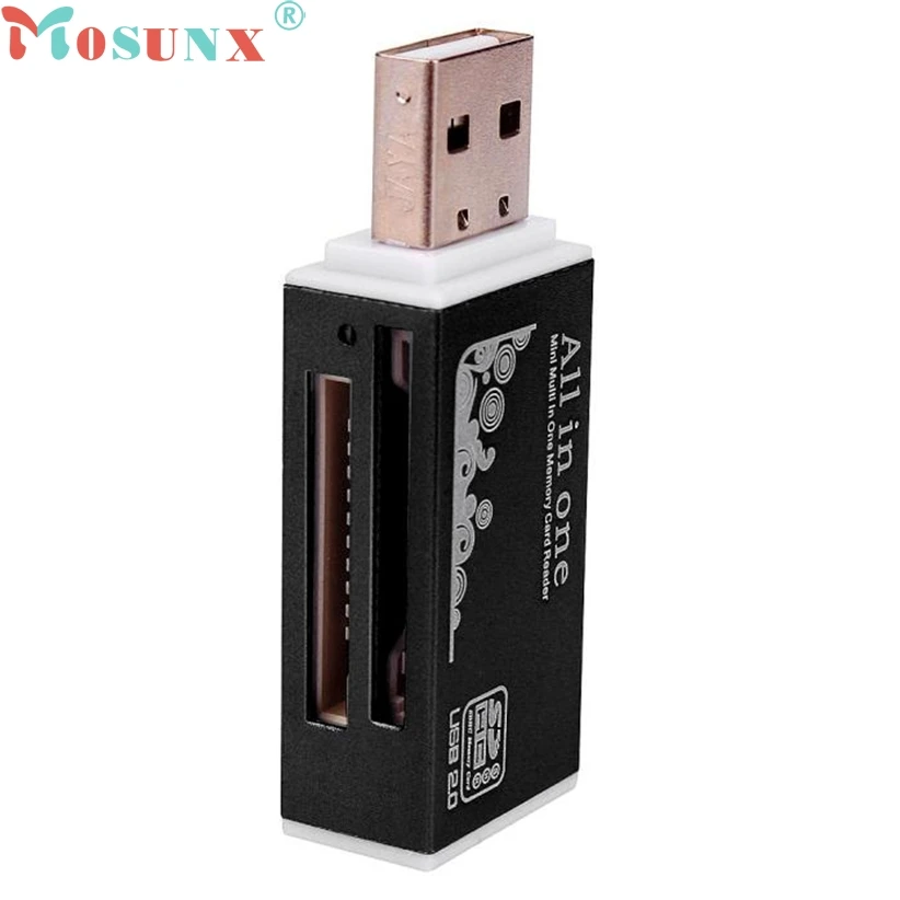 MOSUNX USB 2,0 все в 1 Multi чтения карт памяти для Micro SD SDHC TF MMC Futural цифровой высокое качество Прямая доставка F30