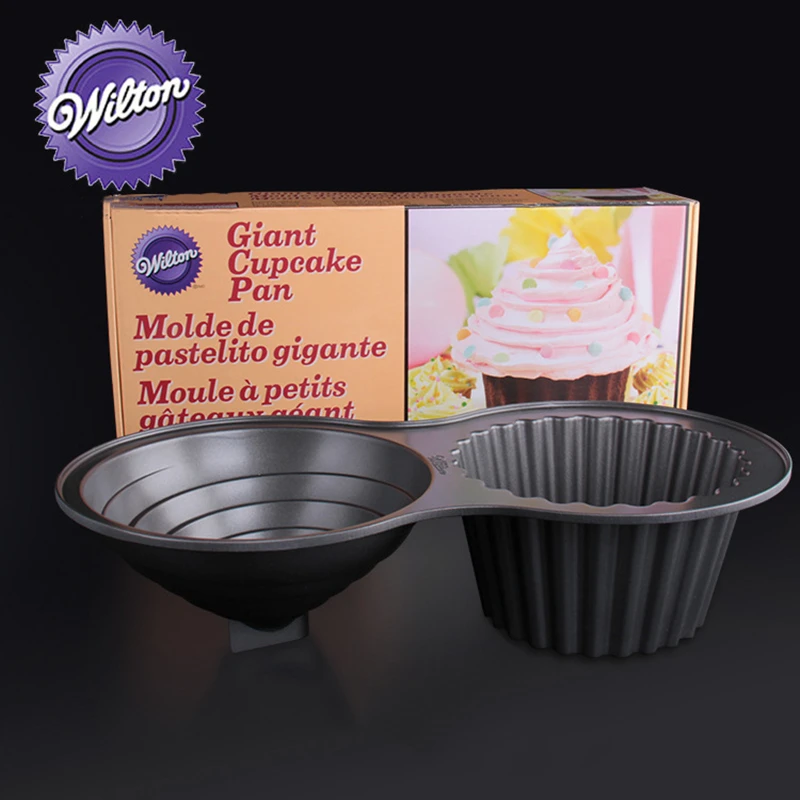 Wilton антипригарная огромная кастрюля для кексов кастрюли из алюминиевого сплава