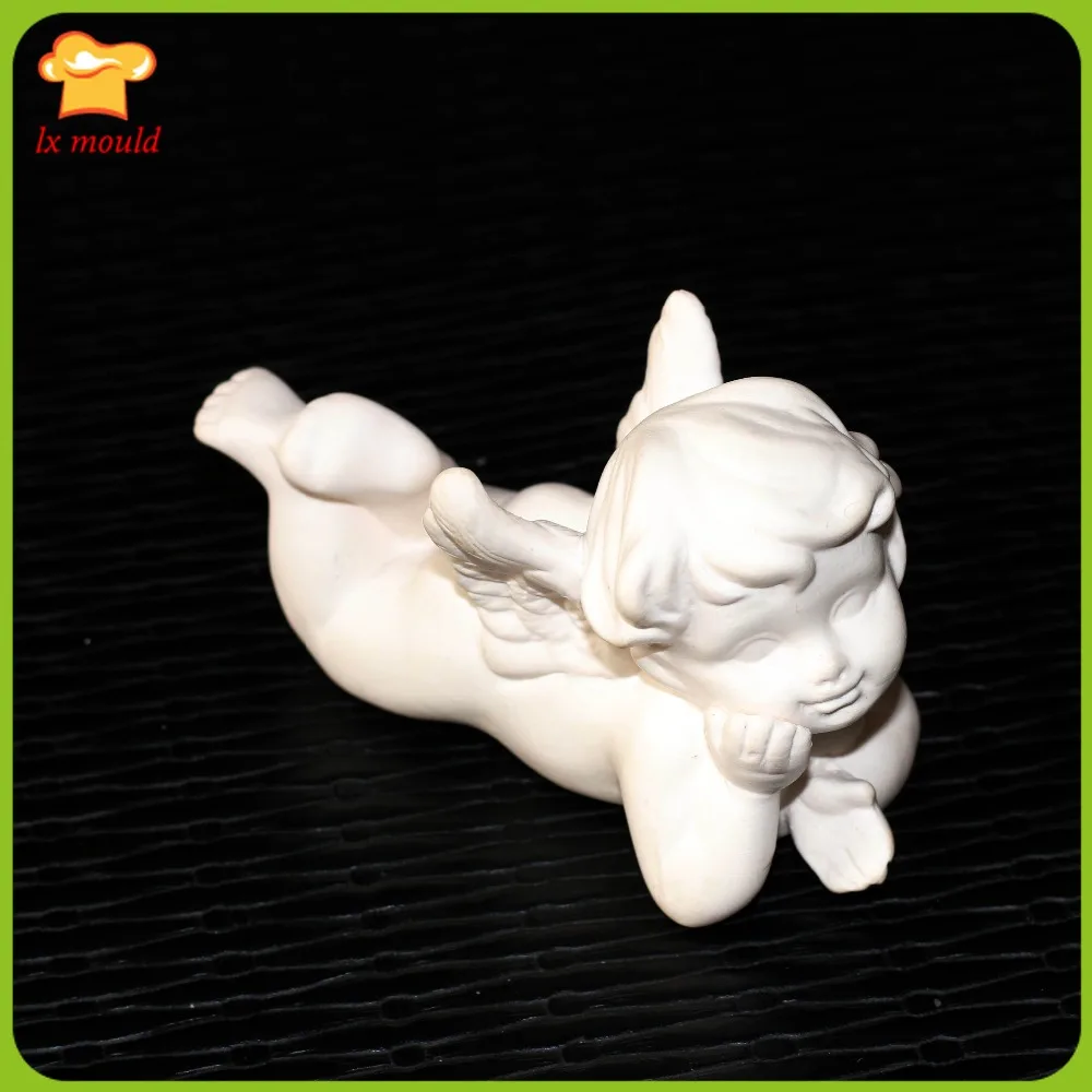 

Continental angel baby boy home decor candle mold soap mold creative angel doll wedding gift