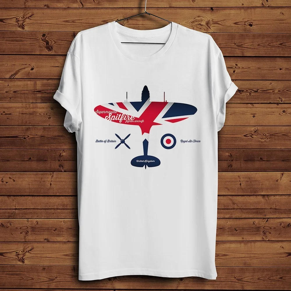 Мужская классическая футболка WW2 battleplan Messerschmitt Me262 белая Повседневная Spitfire Fighter P47