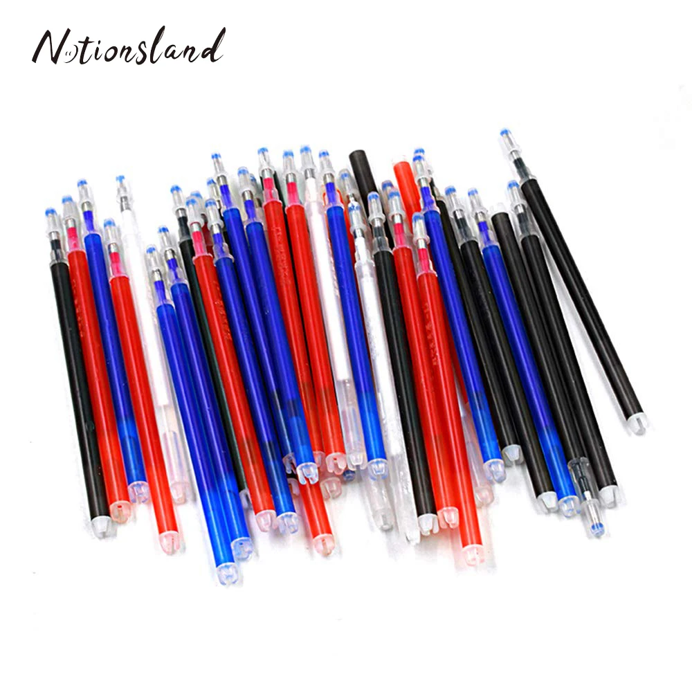 

10pcs High Temperature Heat Erasable Fabric Marker Pen Refill for Fabric PU Leather Quilting Sewing Mark Pen Sewing Tool