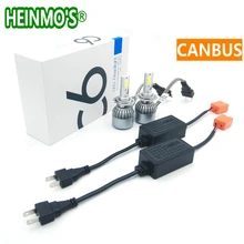 72W 7600LM H7 CANBUS LED Headlight Kit Auto Front Light car Fog font b lamp b