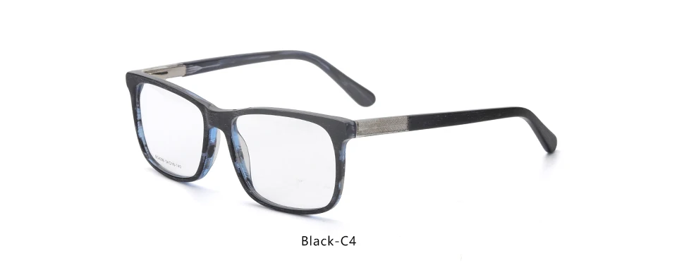 Ацетатная оправа для мужчин и женщин, винтажные Модные прозрачные очки для близорукости, роскошные дизайнерские Брендовые очки#4296
