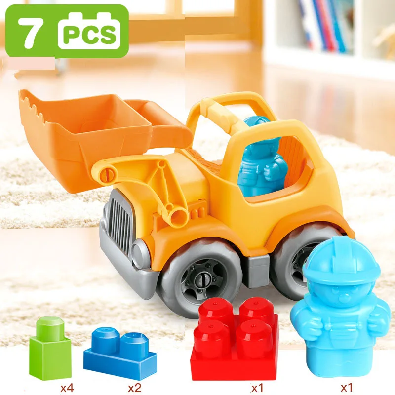Детская Игрушечная машина детская игрушка для пляжа, пляжные игрушки, строительный автомобиль, инженерный автомобиль, дноуглубительная