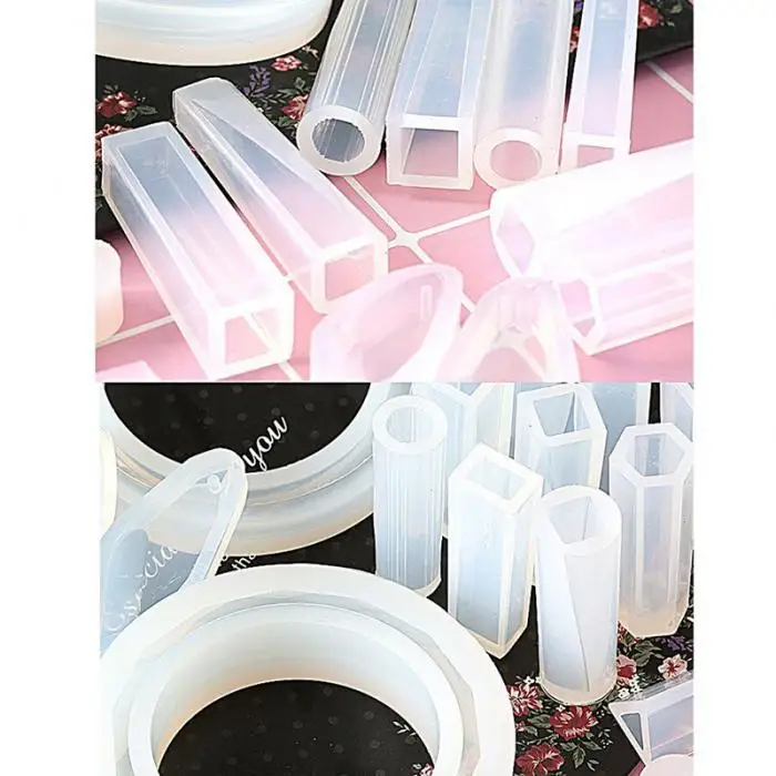 62 Pcs DIY Bracelet Pendant Jewelry Casting Molds Silicone Mould Kit Crafting Making Tools 669