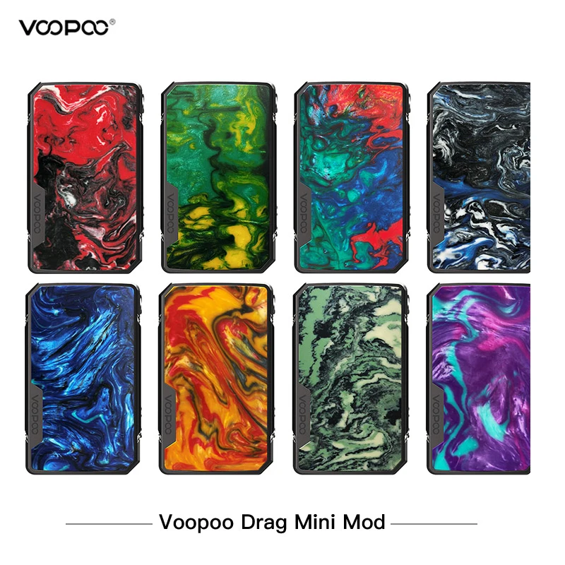 VOOPOO DRAG Mini Mod 117 Вт TC Box Mod 4400 мАч GENE. FIT чип электронная сигарета Vape Box Mod Vs Drag 2 современный smok Vape Mod Vaporiz