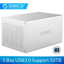 Чехол ORICO 3,5 дюйма SATA для USB 3,0 HDD с поддержкой 5 Гбит/с, 5 Гбит/с, 10 ТБ, док-станция для жесткого диска, корпус для HDD Seagate/WD