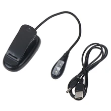 Светодиодный светильник с зажимом для чтения с USB перезаряжаемым двойным светом для чтения прикроватные цвета Уход за глазами яркость книжный светильник с зажимом 1 комплект