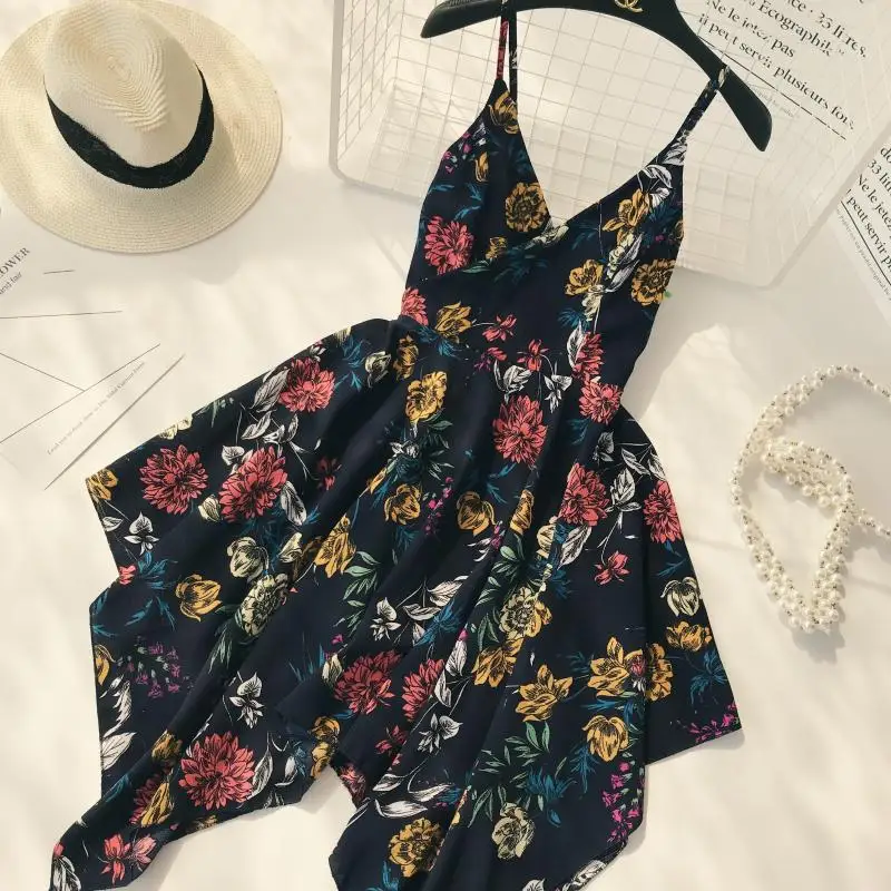 vestido de verão feminino cinta chiffon praia