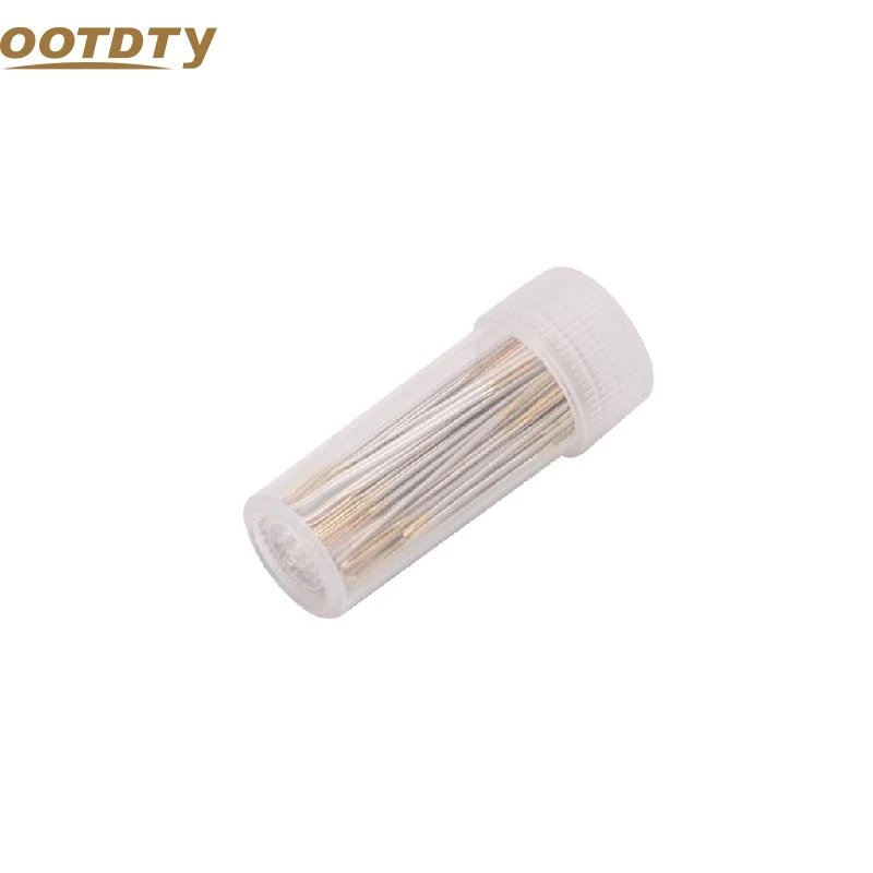 

100Pcs Golden Tail Needles 24# Embroidery Fabric Cross Stitch Needlework Tool SEP1