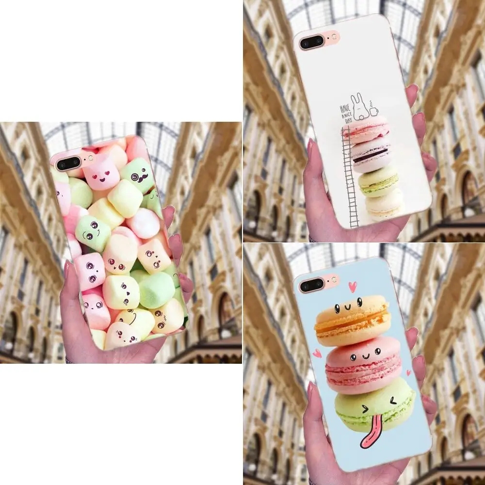 

For Huawei P8 P9 P10 P20 P30 Mate 7 8 9 10 20 Lite Plus Pro 2017 Soft Cases Cover Dood Donut Cake Icecream