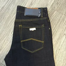 Специальная цена джинсы брюки, темно-бренд мужской trousers.13180