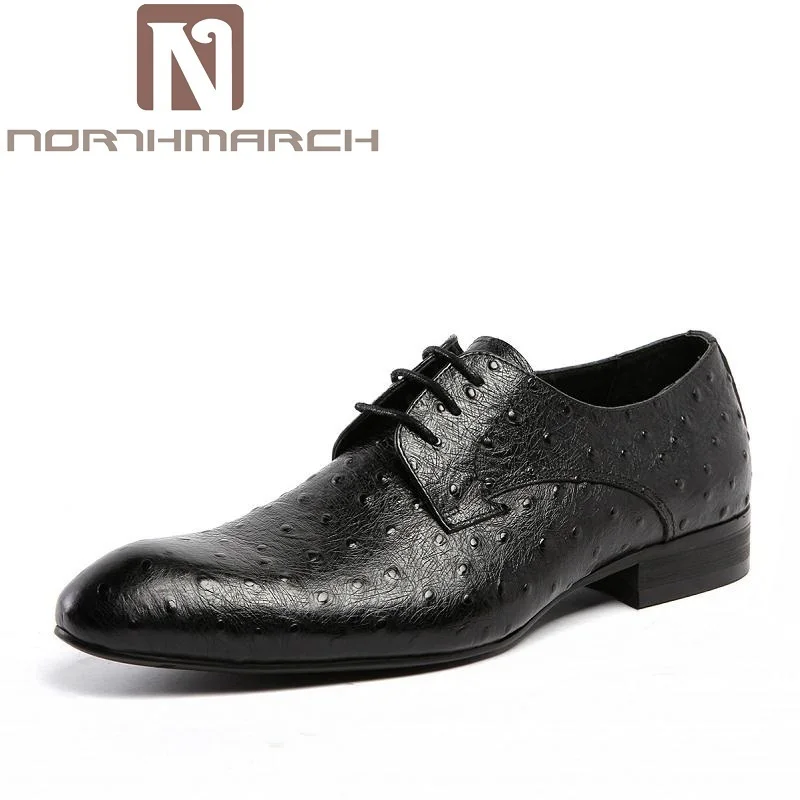 NORTHMARCH Classic Genuine Leather Mens Dress Shoes Men Lace-Up Business Shoes Brand Wedding Oxford Men Shoes Soulier Homme NORTHMARCH Classic Genuine Leather Mens Dress Shoes Men Lace-Up Business Shoes Brand Wedding Oxford Men Shoes Soulier Homme