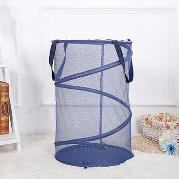 

Top Up Collapsible Mesh Laundry Baskets Hamper Foldable Laundry Hamper Mesk Basket Cloth Buggy