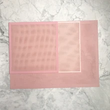 Acessórios de confeitaria de silicone, acessórios de confeitaria de silicone rosa e criativo, grande, para bolos, macaron pad, antiaderente, ferramentas de confeitaria