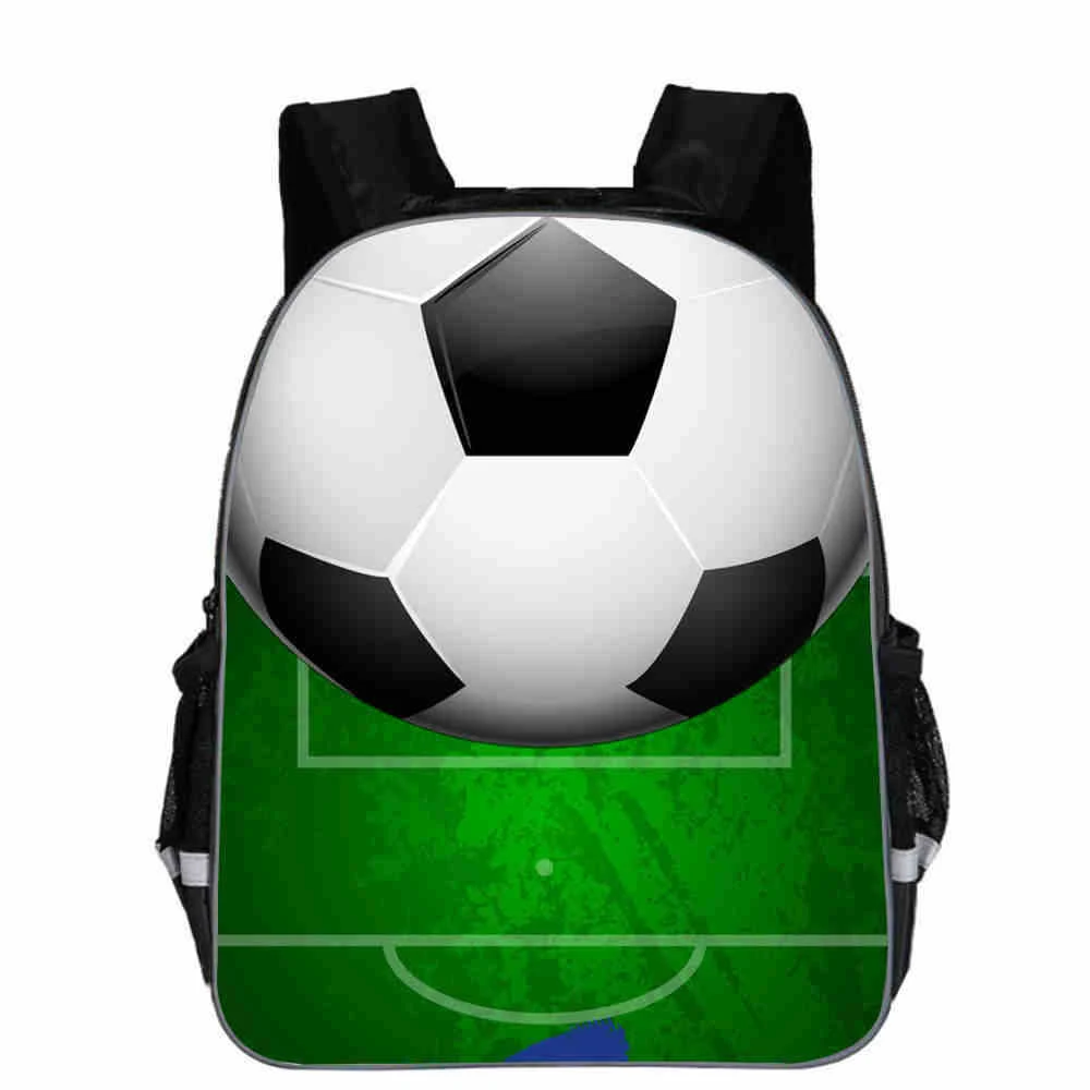  11 inch New Kids Backpack Soccer student Bags child football Printed Ronaldo Bookbag For Kindergart - 32961926411