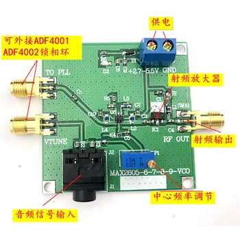 

MAX2606 88-108MHZ FM Transmitter RF Source Low Phase Noise Band Amplifier Module FOR ADF4001 or ADF4002 phase-locked loop